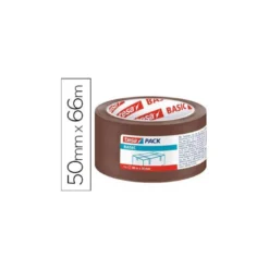 Cinta adhesiva Tesa marron Basic 66 m x 50 mm