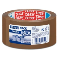 Cinta adhesiva Tesa marron strong 66 m x 50 mm