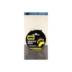 CINTA ADHESIVA UHU AMERICANA GRIZZLY TAPE ULTRAFUERTE COLOR PLATA 10 MT X 48 MM