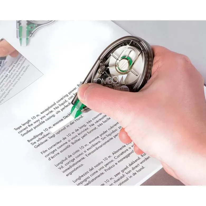 Cinta correctora marca Tombow 10 m largo