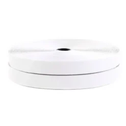 CINTA DE CIERRE ADHESIVA LIDERPAPEL VELCRO BLANCO 20MM X 25M