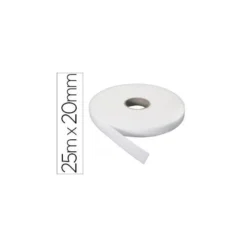 CINTA DE VELCRO ADHESIVO SUMO DIDACTIC SUAVE ROLLO 25MX20 MM