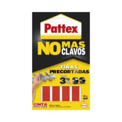 CINTA DOBLE CARA PATTEX PRECORTADA EXTRA FUERTE BLISTER DE 12 UNIDADES
