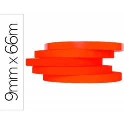 Cinta precintadora marca Q-Connect 66mx9mm roja