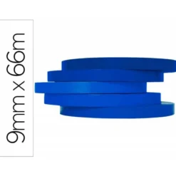 Cinta precintadora marca Q-Connect 66mx9mm azul