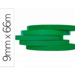 Cinta precintadora marca Q-Connect 66mx9mm verde