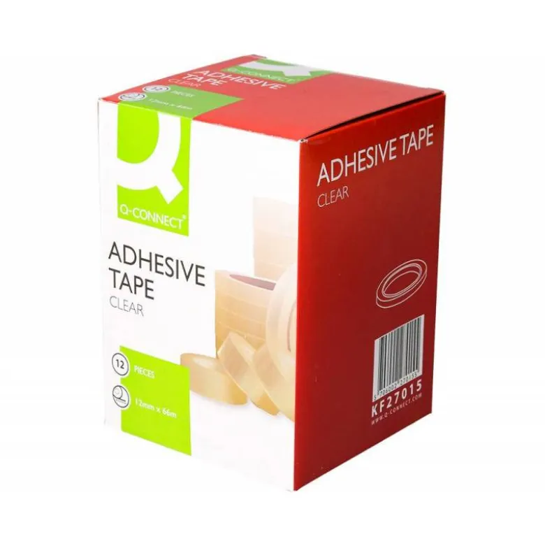 Cinta Q-Connect adhesiva 66mx12mm