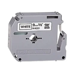 Cintas Brother MK-221BZ 9mm (ancho) x 8m (largo) negro/blanco