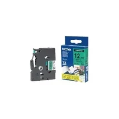 Cintas Brother TZE-731 12mm (ancho) x 8m (largo) laminada verde/negro