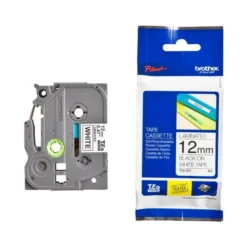Cintas Brother TZE-231 12mm (ancho) x 8m (largo) laminada blanco/negro