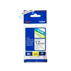 Cintas Brother TZE-231 12mm (ancho) x 8m (largo) laminada blanco/negro