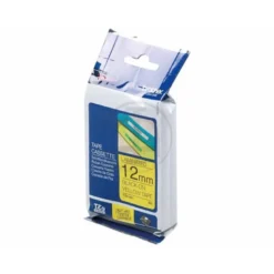 Cintas Brother TZE-631 12mm (ancho) x 8m (largo) laminada amarillo/negro