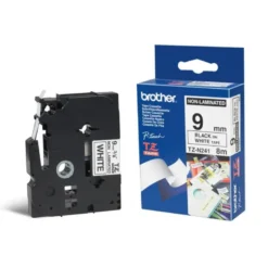 Cintas Brother TZ-N221 9mm (ancho) x 8m (largo) no laminada Blanco/negro