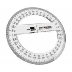 Circulo de plastico Liderpapel escala 0º a 360º