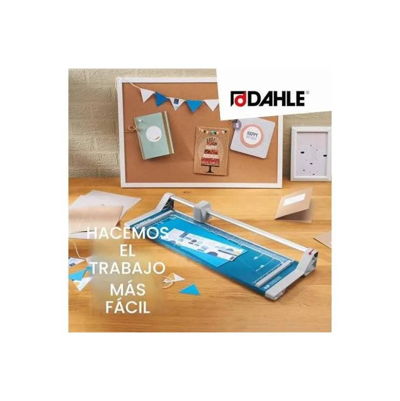 CIZALLA DE RODILLO DAHLE 508 CON BASE METALICA DIN A3 CAPACIDAD DE CORTE 6 HOJAS