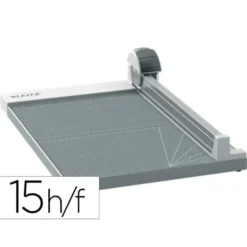 CIZALLA DE RODILLO LEITZ DIN A4+ BASE MADERA PLASTIFICADA LONGITUD CORTE 381 MM CAPACIDAD DE CORTE 15H