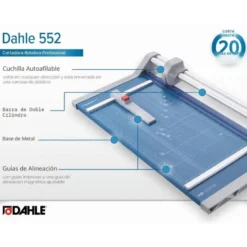 Cizalla de rodillo profesional 552 de Dahle Din A3 20 hojas