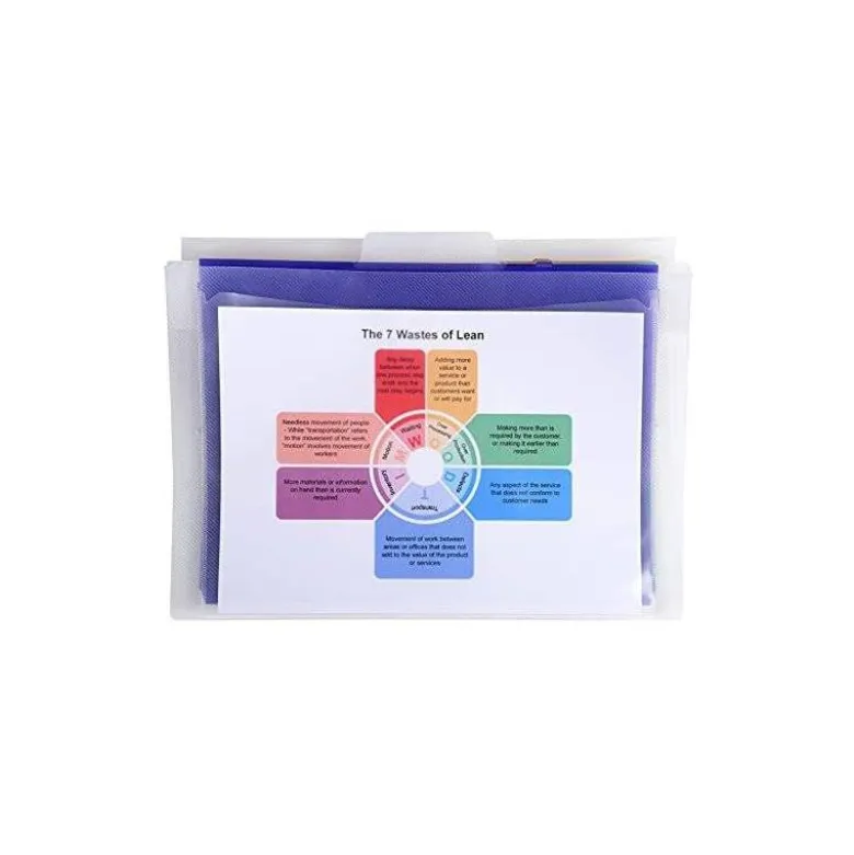 CLASIFICADOR DE PARED EXACOMPTA POLIPROPILENO CRISTAL 6 COMPARTIMENTOS