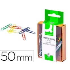 Clips colores Nº 3 Q-Connect 50 mm