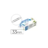 Clips marca Liderpapel Nº 2 labiados 33 mm