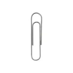 Clips niquelados Nº 2 marca CSP 33 mm