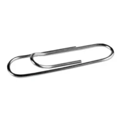 Clips niquelados Nº1 marca Q-Connect 20 mm
