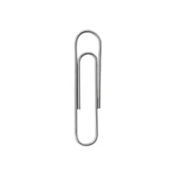 CLIPS NIQUELADOS Q-CONNECT N 4 PLANOS 50 MM CAJA DE 100 UNIDADES