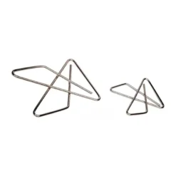 Clips pajarita niquelados marca CSP 65 mm