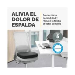 COJIN DE ASIENTO FELLOWES BREYTA ACOLCHADO COLOR NEGRO 60X430X430 MM