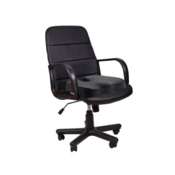 COJIN DE ASIENTO Q-CONNECT DE ESPUMA VISCOELASTICA COLOR NEGRO 460X370X75 MM