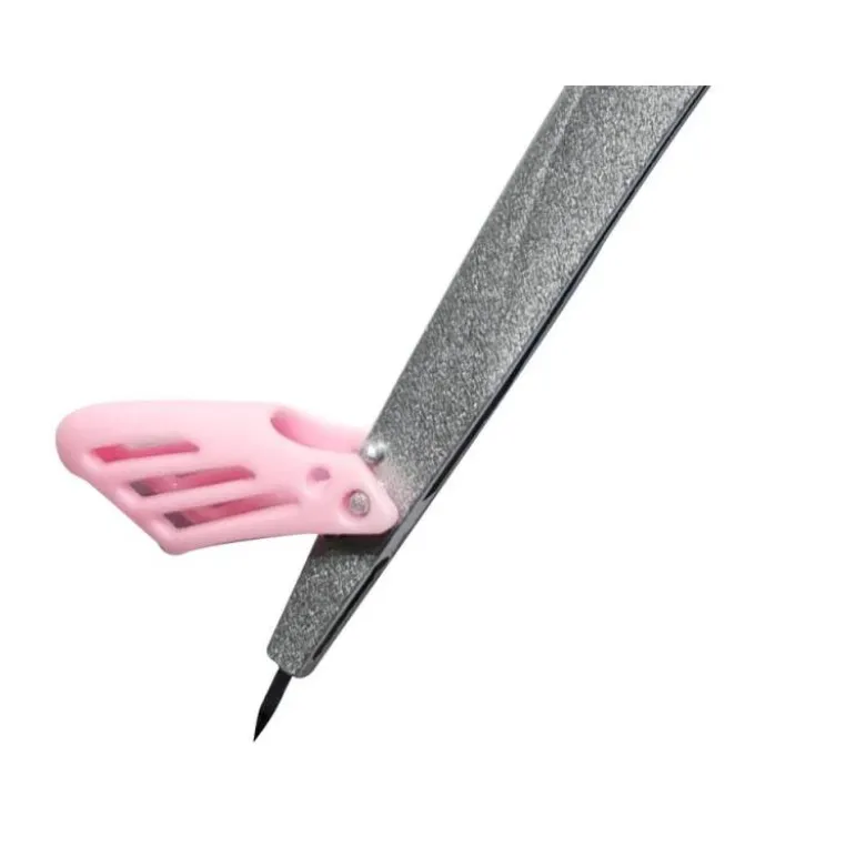 COMPAS LIDERPAPEL LOCK DEVICE CON ADAPTADOR UNIVERSAL Y TUBO DE MINAS COLOR ROSA CLARO