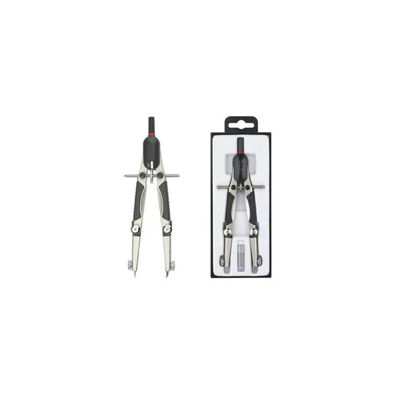 COMPAS ROTRING COMPACT MICROMETRICO AJUSTE RAPIDO LONGITUD 17 CM CIRCUNFERENCIA 36 CM