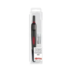 COMPAS ROTRING COMPACT UNIVERSAL AJUSTE RAPIDO RADIO 13 CM CIRCUNFERENCIA 32 CM