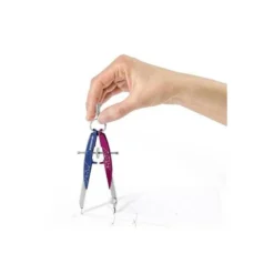COMPAS STAEDTLER MICROMETRICO MARS 556 AZUL/LILA CON HUSILLO Y RUEDA CENTRAL