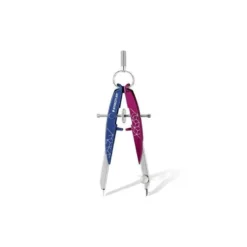 COMPAS STAEDTLER MICROMETRICO MARS 556 AZUL/LILA CON HUSILLO Y RUEDA CENTRAL