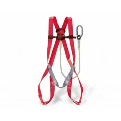 CONJUNTO ANTICAIDAS FARU ARNES P01 + CUERDA C170 + 2 MOSQUETONES VIROLA + BOLSA PORTA ARNES