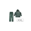 CONJUNTO DE LLUVIA DELTAPLUS 400 POLIESTER/PVC VERDE TALLA XXL