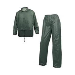 CONJUNTO DE LLUVIA DELTAPLUS 400 POLIESTER/PVC VERDE TALLA XXL