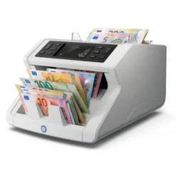 CONTADOR TOTALIZADOR DE BILLETES SAFESCAN 2265 CUENTA EURO LIBRA MEZCLADOS VERIFICA UV/MG/COLOR/TAMAÑO Y ESPESOR