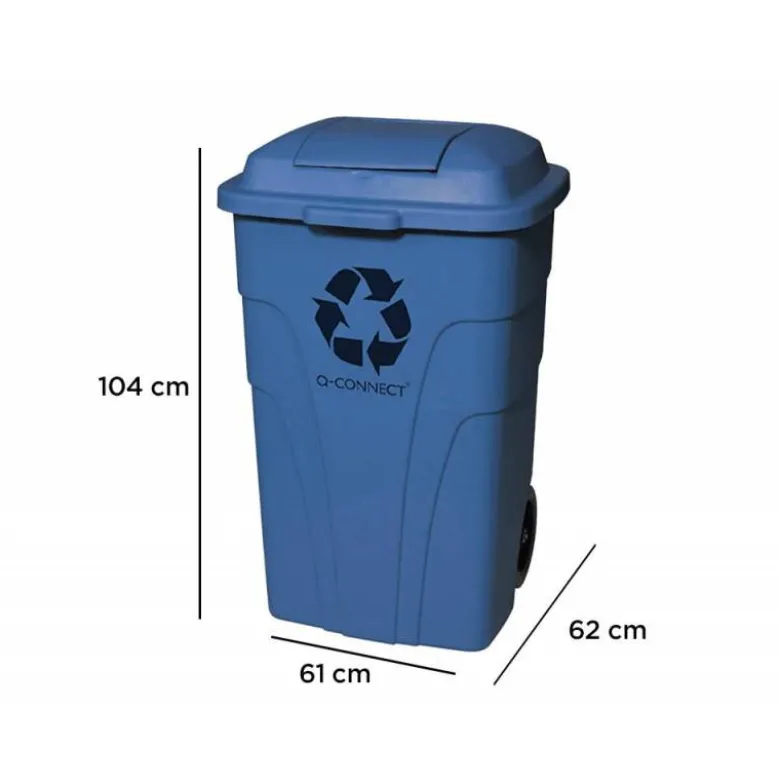 Contenedor de plastico Q-Connec de 240 L