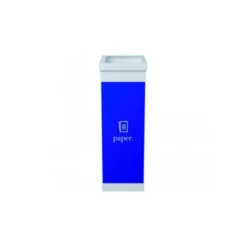 Contenedor papelera reciclaje Paperflow Tapa Poliestireno Para papeles 60 L