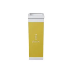 Contenedor papelera reciclaje Paperflow tapa Poliestireno Para plástico 60 L