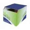 CONTENEDOR PAPELERA RECICLAJE FELLOWES SOBREMESA CARTON 100% RECICLADO MONTAJE MANUAL ENTRADA FRONTAL Y TAPA