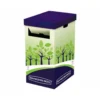 CONTENEDOR PAPELERA RECICLAJE FELLOWES CARTON DOBLE 100% RECICLADO MONTAJE MANUAL ENTRADA SUPERIOR 69 LITROS