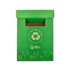 CONTENEDOR PAPELERA RECICLAJE LIDERPAPEL CARTON RECICLADO PARA VIDRIO 450X350X350 MM 70 LITROS VERDE