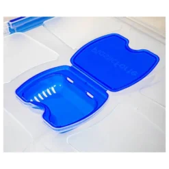 CONTENEDOR PLASTICO PLASTICFORTE N 7 TRANSPARENTE CON TAPA 61L 73X41X32 CM