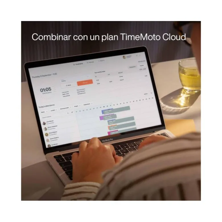 CONTROLADOR DE PRESENCIA SAFESCAN TM-616 CON CODIGO PIN O TARJETA RFID HASTA 200 USUARIOS CONEXION ETHERNET Y