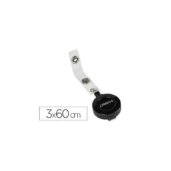 Cordon extensible para identificador Q-Connect 3x60cm
