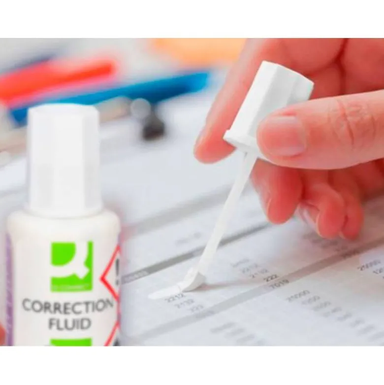 CORRECTOR Q-CONNECT FRASCO 20ML APLICADOR ESPUMA
