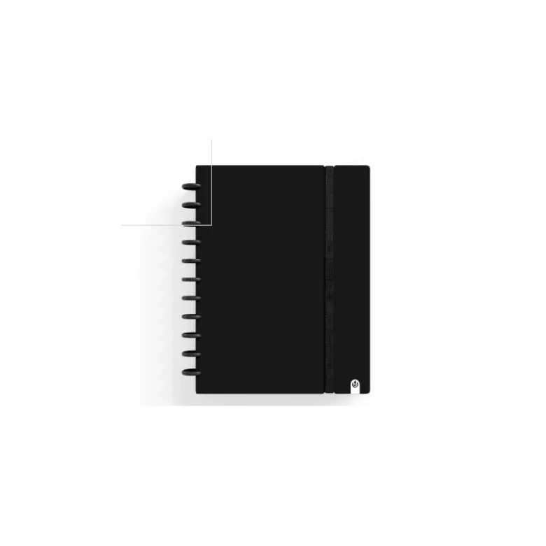 CUADERNO CARCHIVO INGENIOX FOAM A5 80H CUADRICULA NEGRO